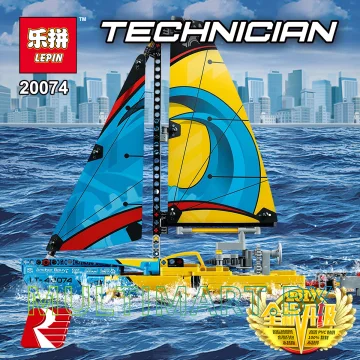 Конструктор Lepin 20074 Гоночная яхта (370 деталей) картинка 3